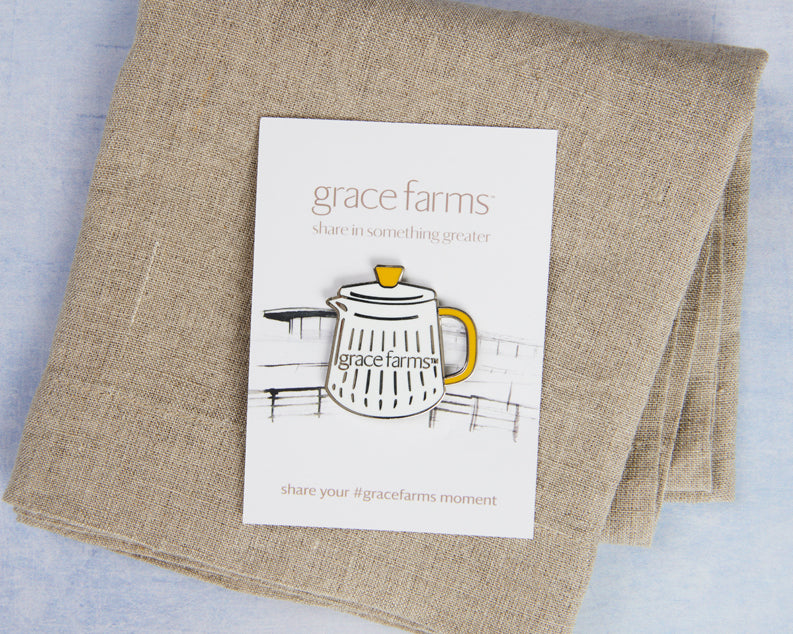 Grace Farms Teapot Pin