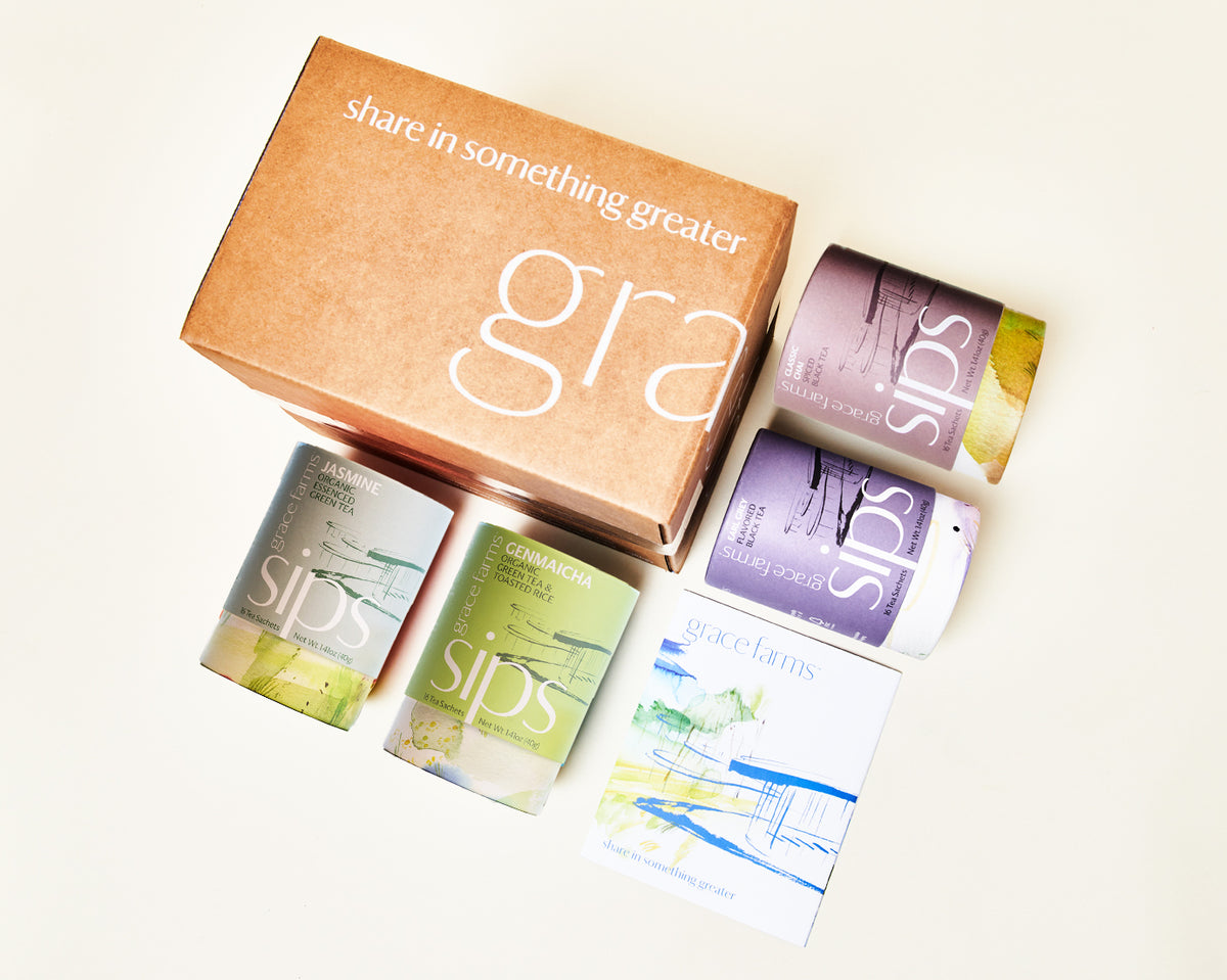 Sips Tea Collection &amp; Gift Box (4 Teas)